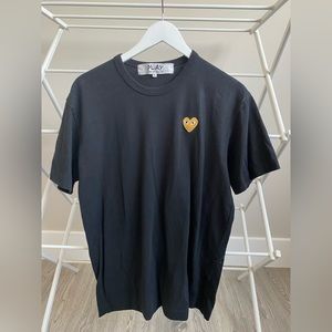 Comme de Garçons Play shirt in black XL